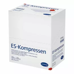 ES-KOMPRESSEN sterilní 7,5x7,5 cm 8cestný, 25X2 ks