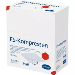 ES-KOMPRESSEN Steril 10x10 cm 8fold, 25x2 ks