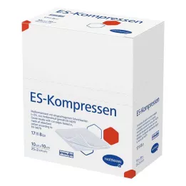 ES-KOMPRESSEN sterilní 10x10 cm 8-násobný, 25X2 ks