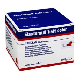 Elastomull odnědná barva 6 CMX20 m fixace vázat červenou, 1 ks