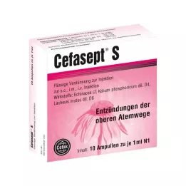 CEFASEPT S Injekční roztok, 10 ks