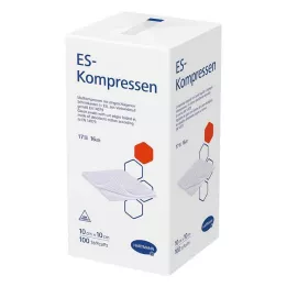 ES-KOMPRESSEN nesterilní 10x10 cm 16cestný, 100 ks