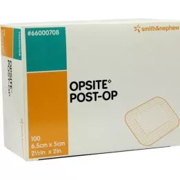 OPSITE Post-OP 5x6,5 cm asociace individuálně sterilní, 100x1 ks