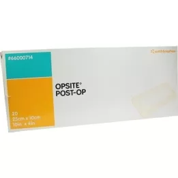 OPSITE Post-OP 10x25 cm asociace individuálně sterilní, 20x1 ks