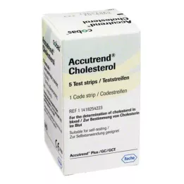 ACCUTREND Testovací proužky na cholesterol, 5 ks