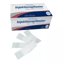 INJEKTIONSPFLASTER 2x6,5 cm vlies bílé, 200 ks