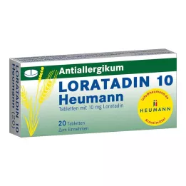 LORATADIN 10 Heumannových tablet, 20 ks