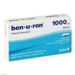BEN-U-RON 1 000 mg čípky, 10 ks