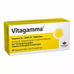 VITAGAMMA Vitamin D3 1 000 IU tablety, 50 ks