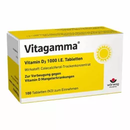 VITAGAMMA Vitamin D3 1 000 IU tablety, 100 ks