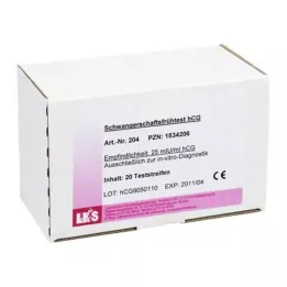 SCHWANGERSCHAFTS-FRÜHTEST hCG testovací proužky moč, 20 ks