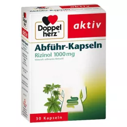 DOPPELHERZ Laxativní kapsle Rizinol 1 000 mg, 30 ks