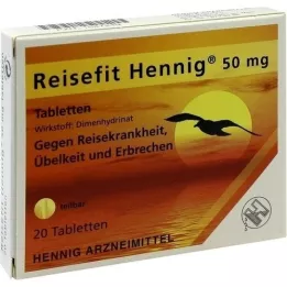 REISEFIT Hennig 50 mg tablety, 20 ks