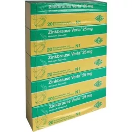 ZINKBRAUSE Verla 25 mg šumivé tablety, 100 ks