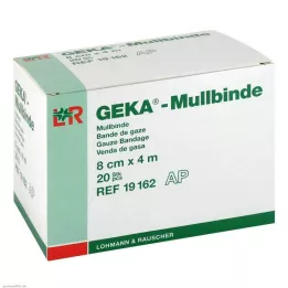 MULLBINDEN GEKA 8 cmx4 m, 20 ks