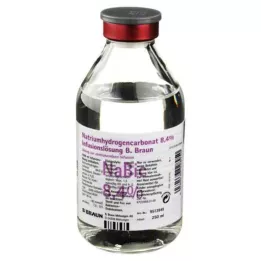 NATRIUMHYDROGENCARBONAT B.Braun 8,4% sklo, 250 ml