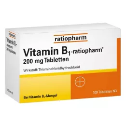 VITAMIN B1-RATIOPHARM 200 mg tablety, 100 ks