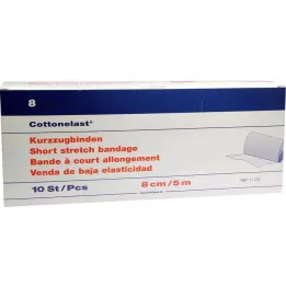 KURZZUGBINDE Cottonelast 8 cmx5 m, 10 ks
