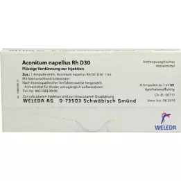 ACONITUM NAPELLUS Ampulky Rh D 30, 8X1 ml