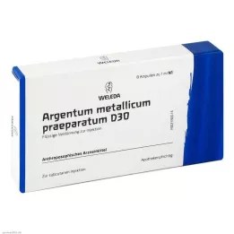 ARGENTUM METALLICUM Praeparatum d 30 ampules, 8 ks