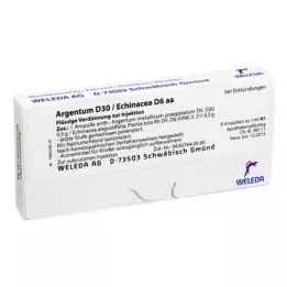 ARGENTUM d 30/ECHINACEA d 6 aa ampules, 8 ks