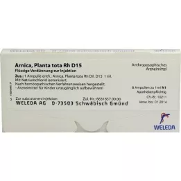 ARNICA PLANTA Tota Rh D 15 Ampules, 8x1 ml