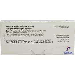 ARNICA PLANTA Tota Rh D 30 Ampules, 8x1 ml