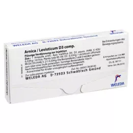 ARNICA/LEVISTICUM D 3 ampule, 8 ks
