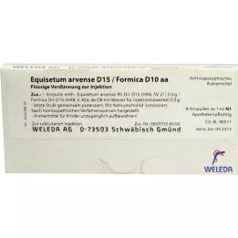 EQUISETUM ARVENSE Ampule D 15/Formica D 10 aa, 8X1 ml