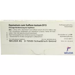 EQUISETUM CUM Síra tostum D 15 ampule, 8x1 ml