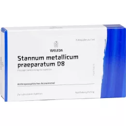 STANNUM METALLICUM Praeparatum D 8 ampule, 8x1 ml