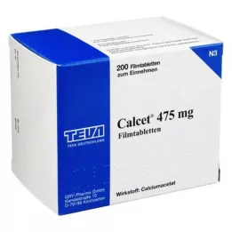 CALCET 475 mg potahované tablety, 200 ks