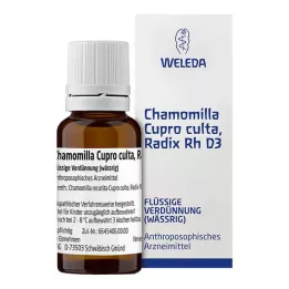 CHAMOMILLA CUPRO Culta Radix Rh D 3 ředění, 20 ml