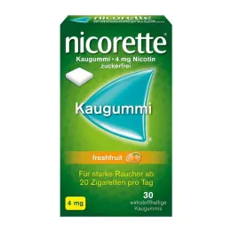 NICORETTE 4 mg žvýkačky čerstvého ovoce, 30 ks