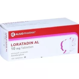 LORATADIN AL 10 mg tablet, 100 ks