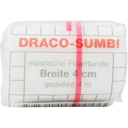 Dracosumbi fixační obvaz 4 cm x 4 m bílý, 1 kus