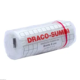 Dracosumbi fixační obvaz 8 cm x 4 m bílý, 1 kus