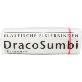 Dracosumbi fixační obvaz 10 cm x 4 m bílý, 1 kus