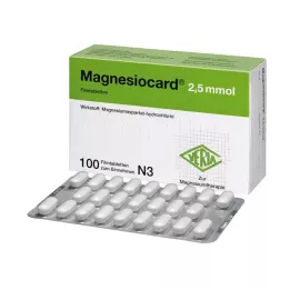 MAGNESIOCARD 2,5 mmol potahované tablety, 100 ks