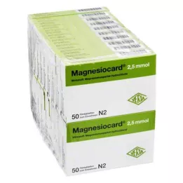 MAGNESIOCARD 2,5 mmol potahované tablety, 20X50 ks