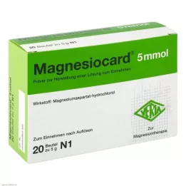 MAGNESIOCARD 5 mmol prášek pro perorální roztok, 20 ks