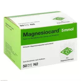 MAGNESIOCARD 5 mmol prášek pro perorální roztok, 50 ks
