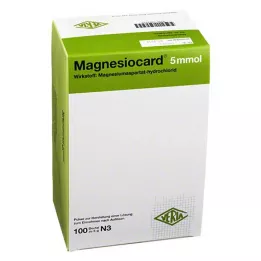 MAGNESIOCARD 5 mmol prášek pro perorální roztok, 100 ks