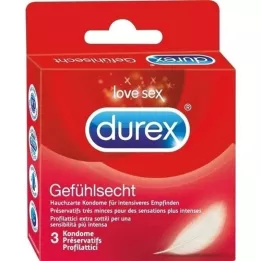 Durex Pocit kondomů, 3 ks