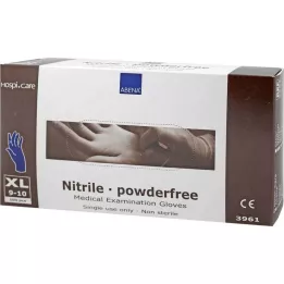 NITRIL Rukavice bez pudru x-large, 100 ks