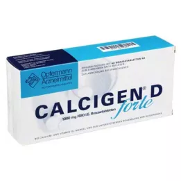 CALCIGEN D forte 1000 mg/880 I.E. šumivé tablety, 40 ks