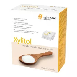 Miradent Xylitol náhradní práškové sáčky, 100x4 g