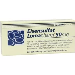 EISENSULFAT lomapharm 50 mg filmové tablety, 20 ks