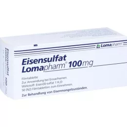 EISENSULFAT lomapharm 100 mg filmové tablety, 50 ks