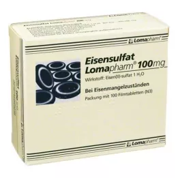 EISENSULFAT Lomapharm 100 mg potahované tablety, 100 ks